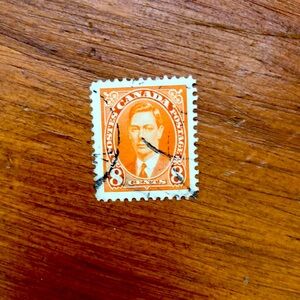 1937 Canadian 8 cents stamp